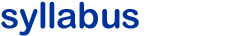 Syllabus